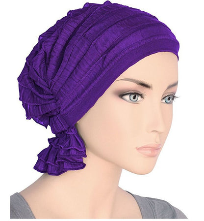 Chiffon Pleated Hat