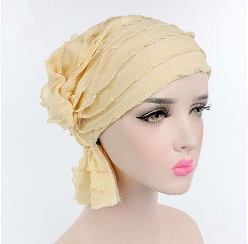 Chiffon Pleated Hat
