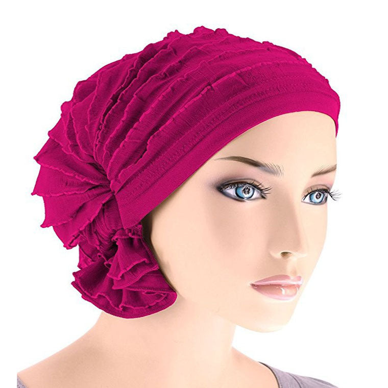 Chiffon Pleated Hat