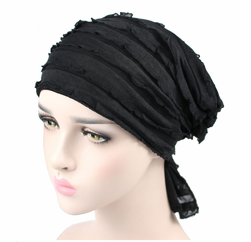 Chiffon Pleated Hat