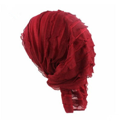 Chiffon Pleated Hat