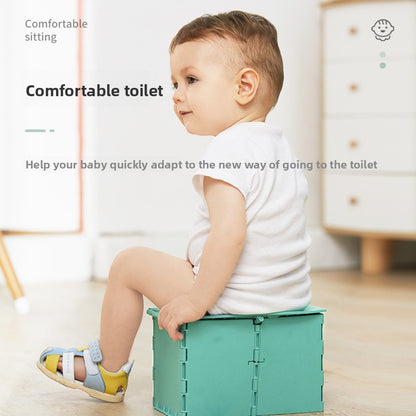 Child folding toilet