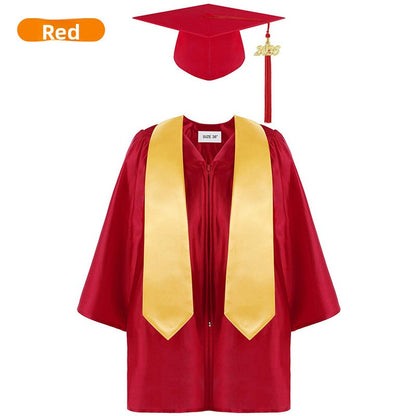 Children Academic Graduation Gown Set