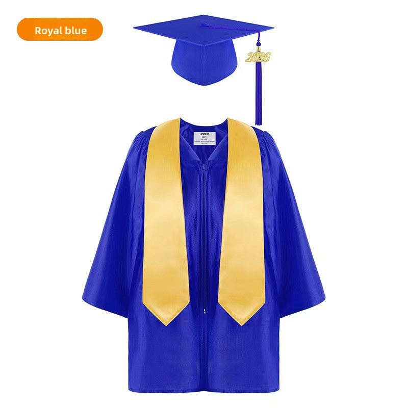 Children Academic Graduation Gown Set