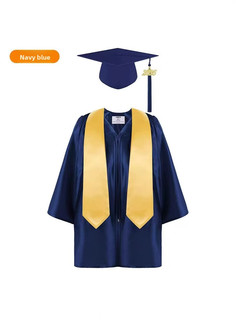 Children Academic Graduation Gown Set