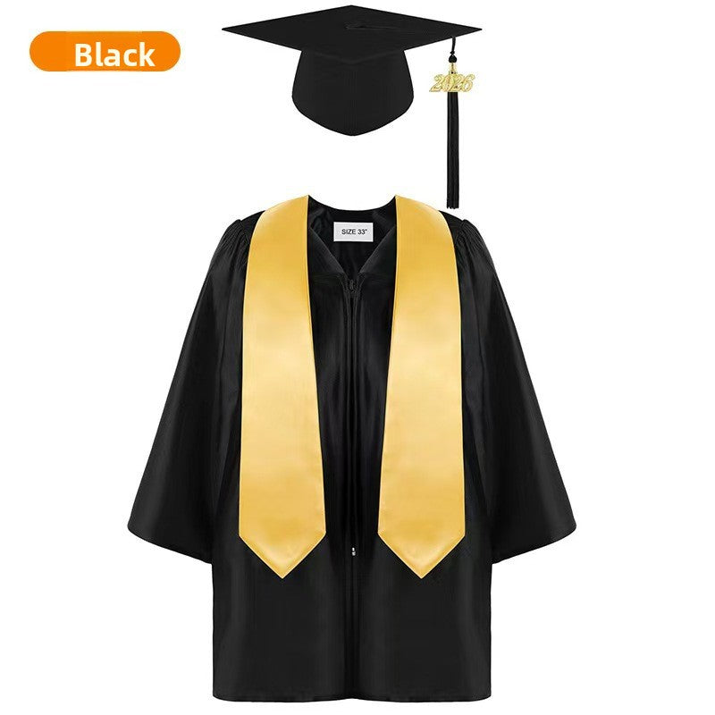 Children Academic Graduation Gown Set