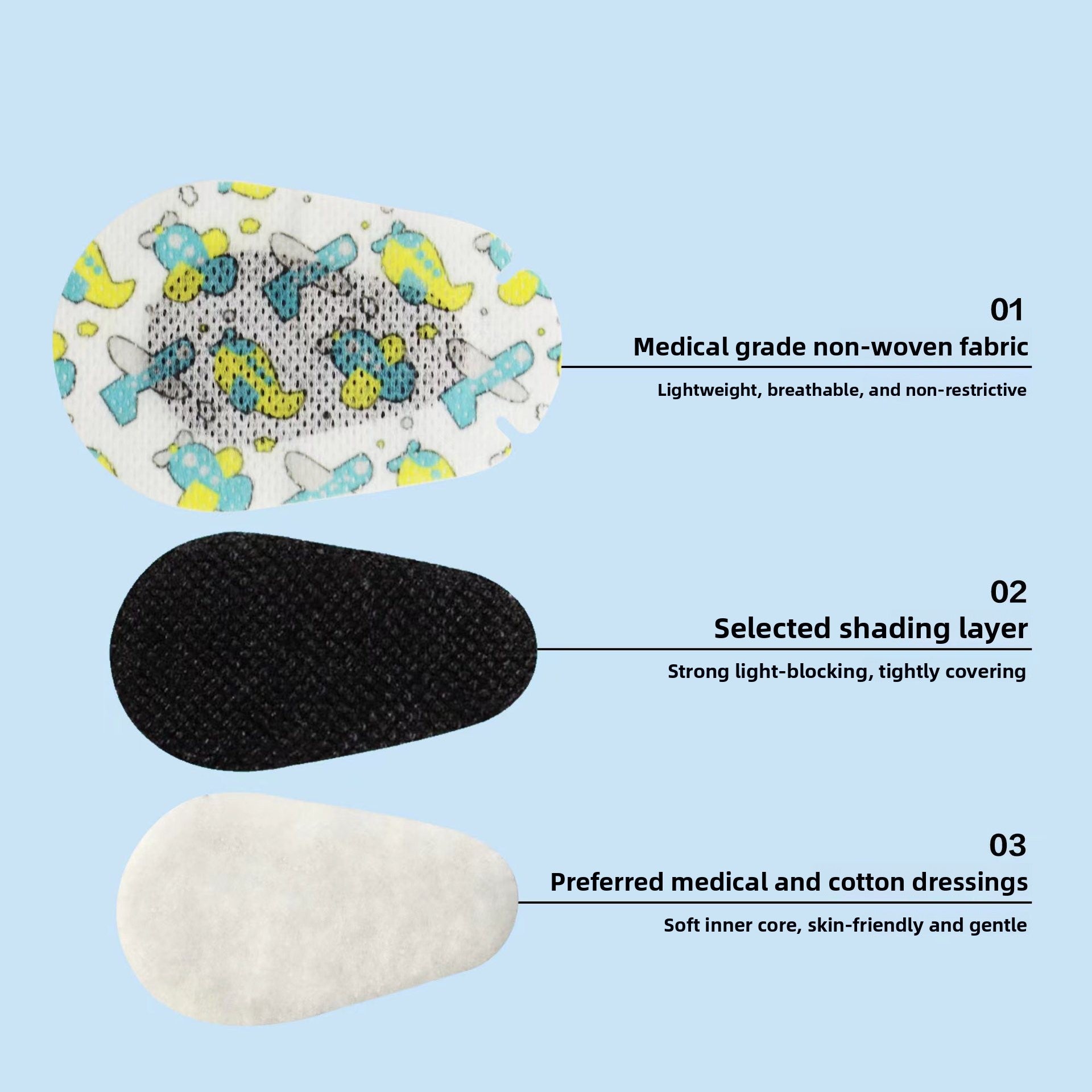 Children Amblyopia Eye Patch Strabismus Training Cover