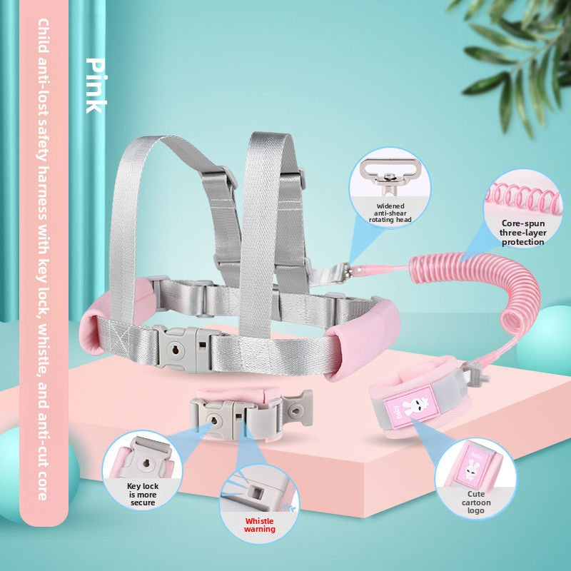 Children Anti-Lost Safety Belt with Lock