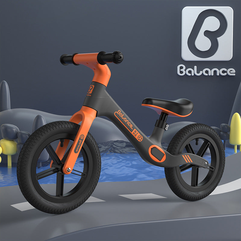 Children Balance Bike Adjustable Seat No Pedal Scooter