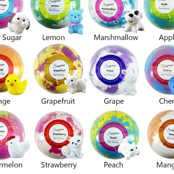 Children bath salt ball
