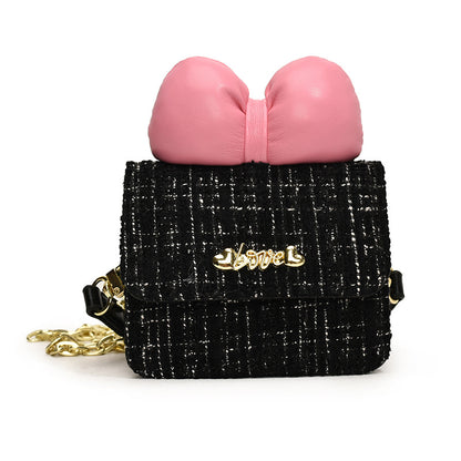 Children Bow Design Shoulder Bag