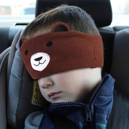 Children Cartoon Animal Sleep Bluetooth Headphones with Eye Mask Headband