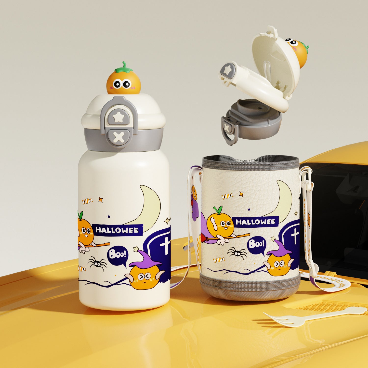 Children Cartoon Vacuum Insulated Cup