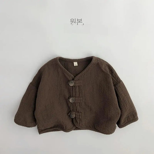 Children Cotton Blend Cardigan