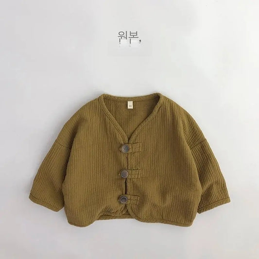 Children Cotton Blend Cardigan
