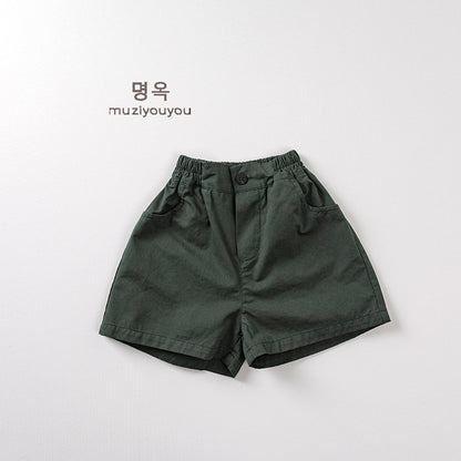 Children Cotton Knee-Length Shorts