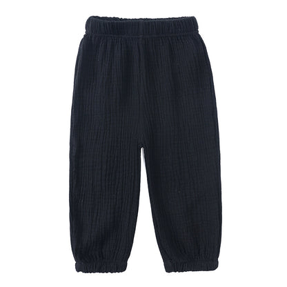 Children Cotton Linen Lantern Pants