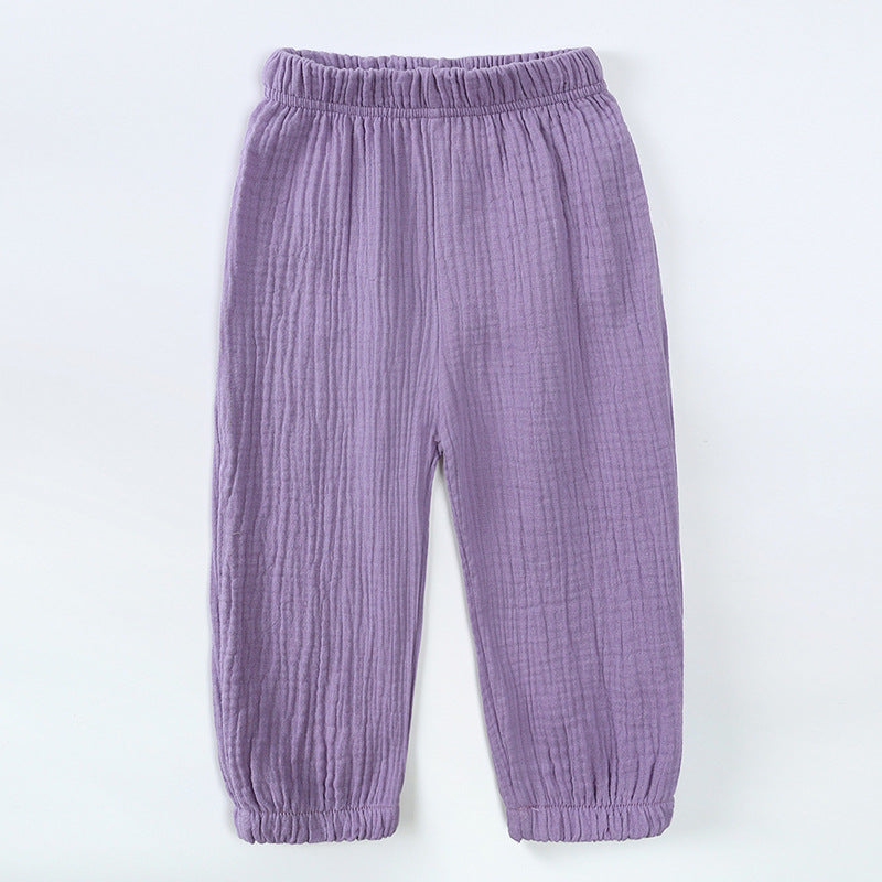 Children Cotton Linen Lantern Pants