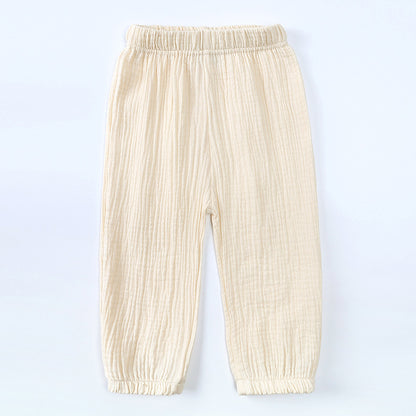 Children Cotton Linen Lantern Pants