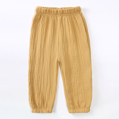 Children Cotton Linen Lantern Pants