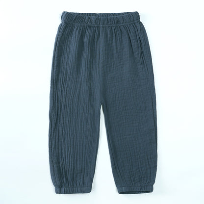 Children Cotton Linen Lantern Pants