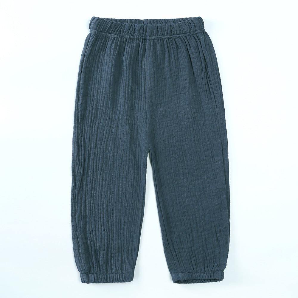 Children Cotton Linen Lantern Pants