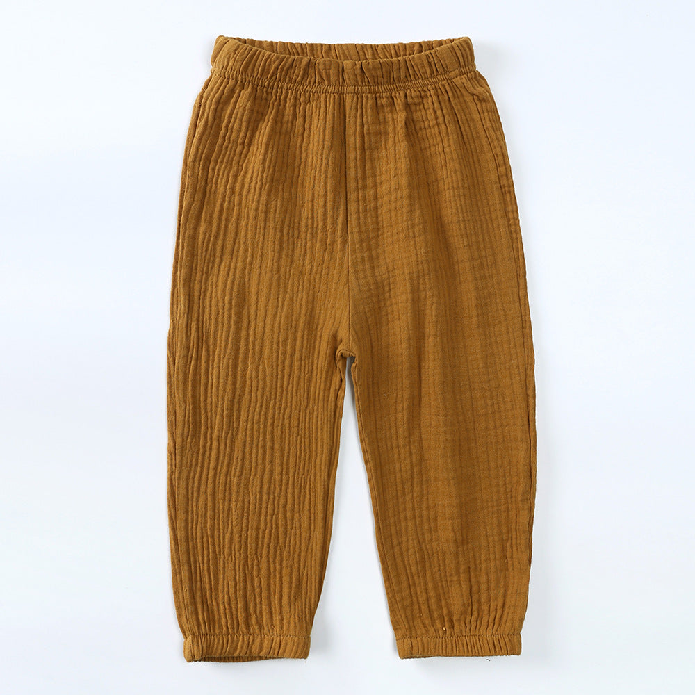Children Cotton Linen Lantern Pants