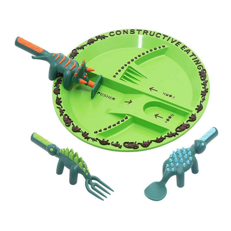Children Dinosaur Tableware Set