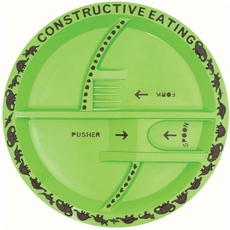 Children Dinosaur Themed Tableware Set with Utensils
