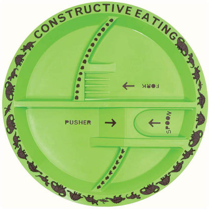 Children Dinosaur Themed Tableware Set with Utensils