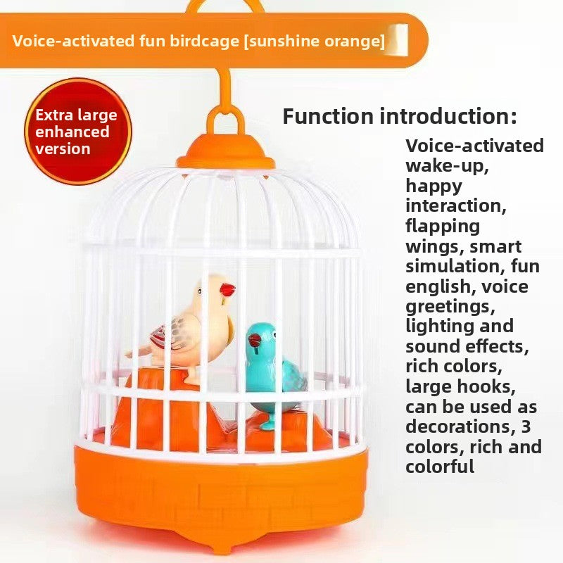 Children Educational Singing Bird Cage Toy