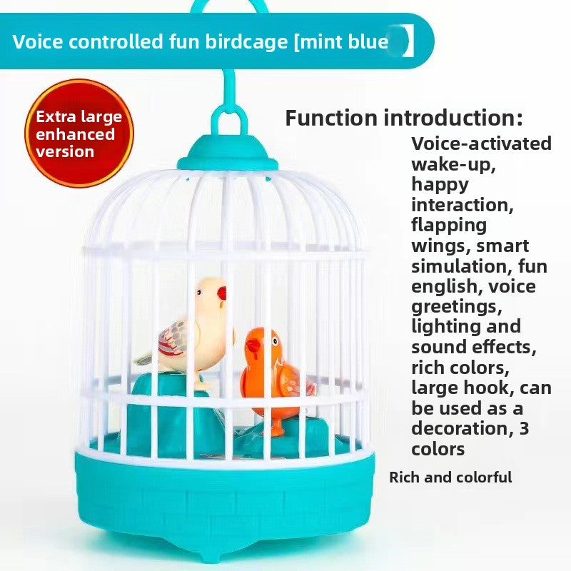 Children Educational Singing Bird Cage Toy