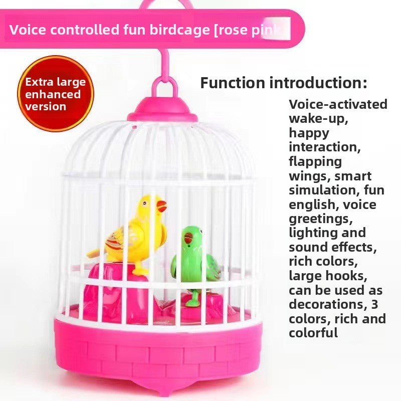 Children Educational Singing Bird Cage Toy