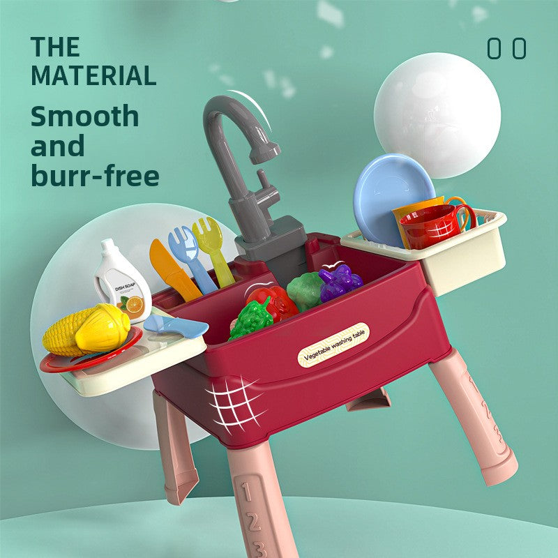 Children Electric Dishwasher Toy Set
