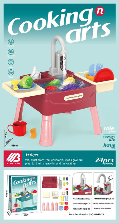 Children Electric Dishwasher Toy Set