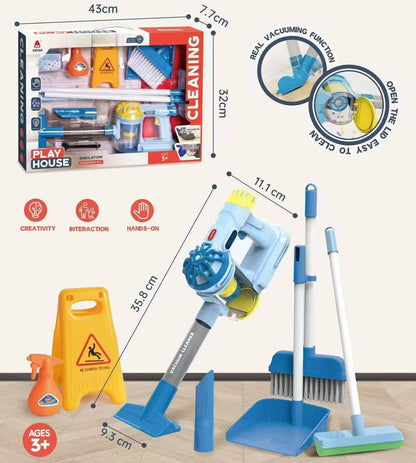 Children Electric Pretend Vacuum Cleaner Set