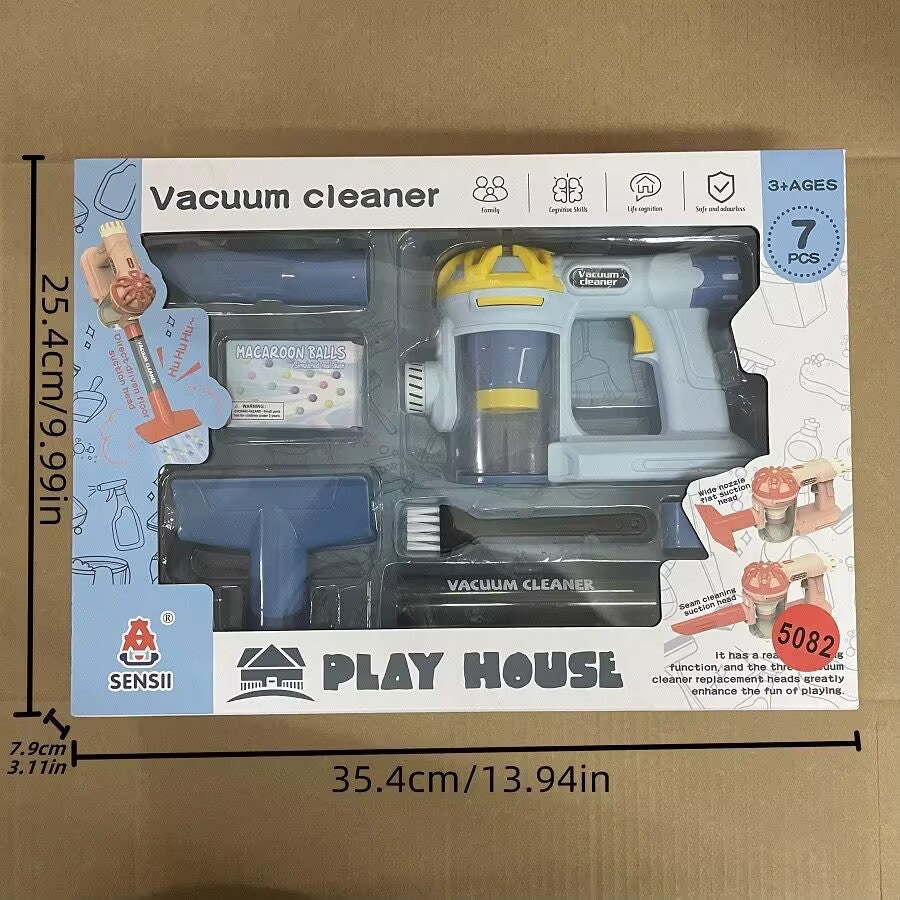 Children Electric Pretend Vacuum Cleaner Set