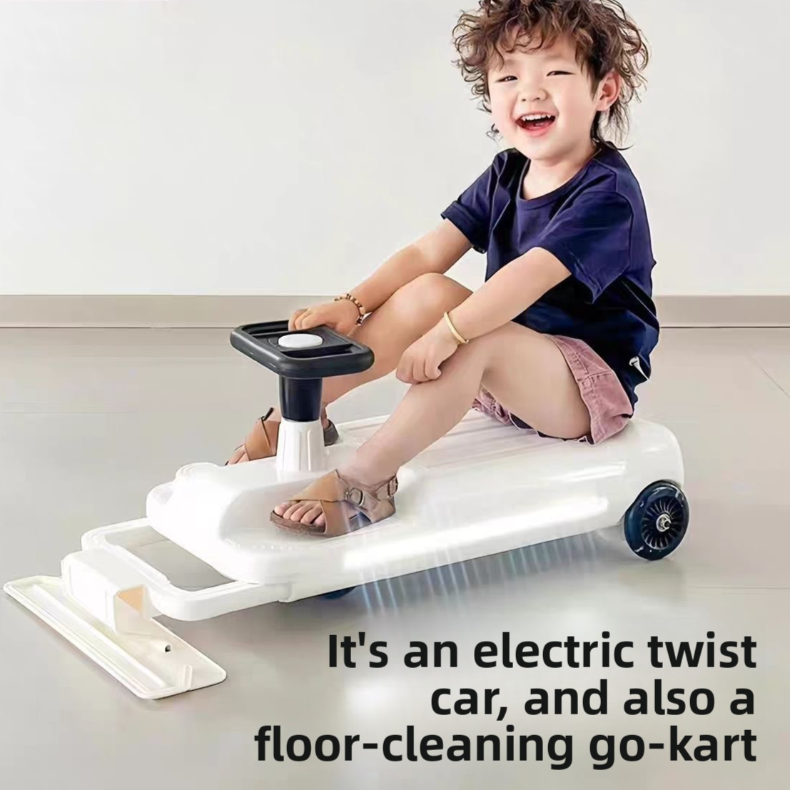 Children Electric Ride-On Car with Mop