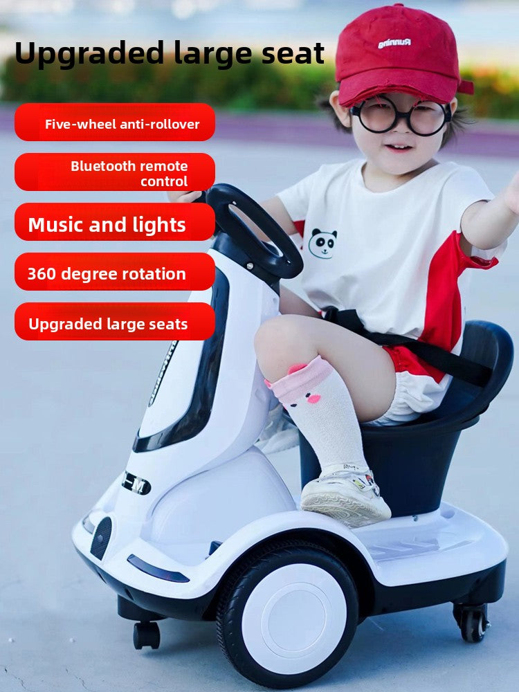 Children Electric Rotating Motorcycle with Remote Control