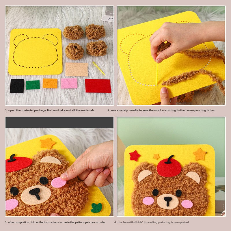 children embroidery kit