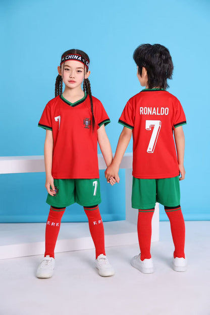 Children football jersey