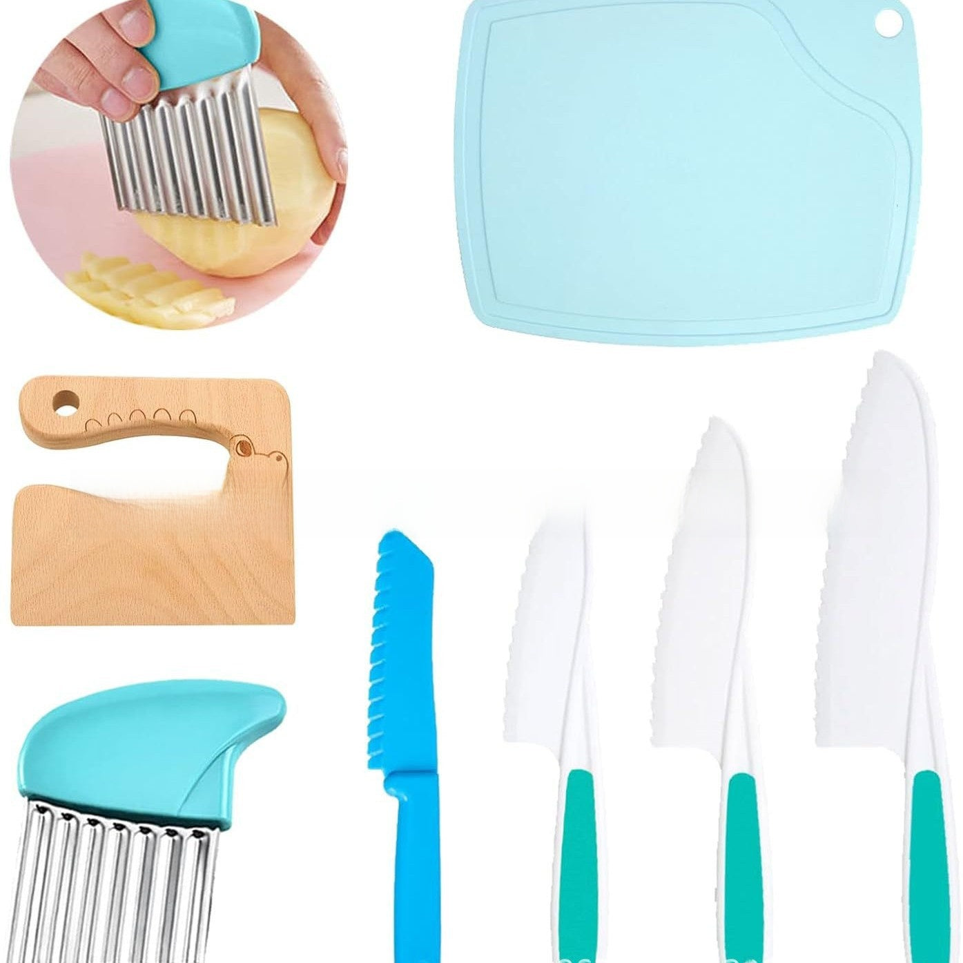 Children Plastic Toy Knife Set for Early Education