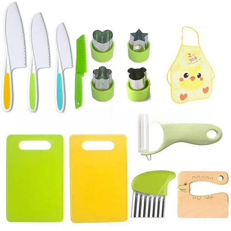 Children Plastic Toy Knife Set for Early Education
