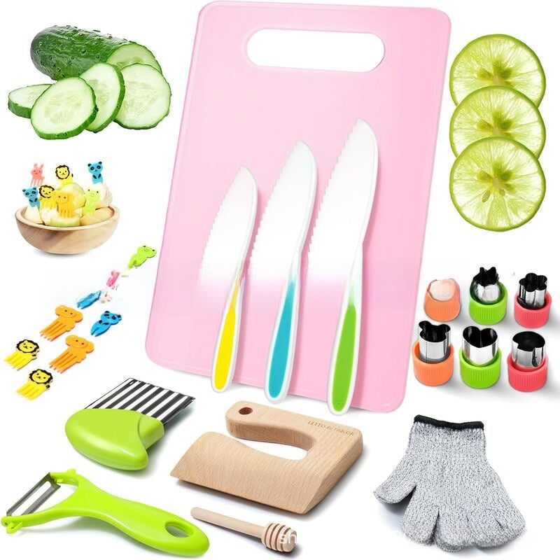 Children Plastic Toy Knife Set for Early Education