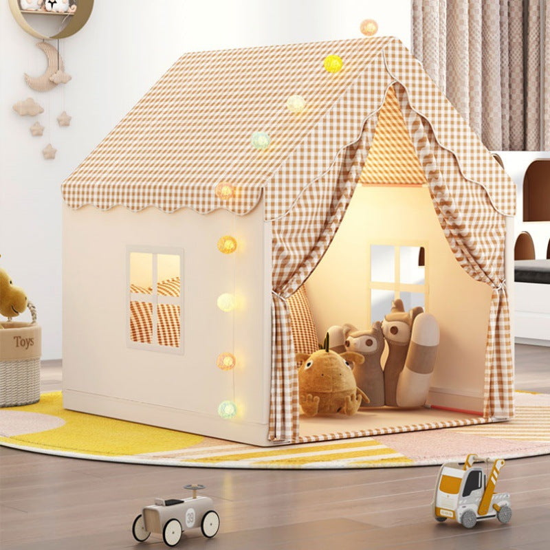 children play tent