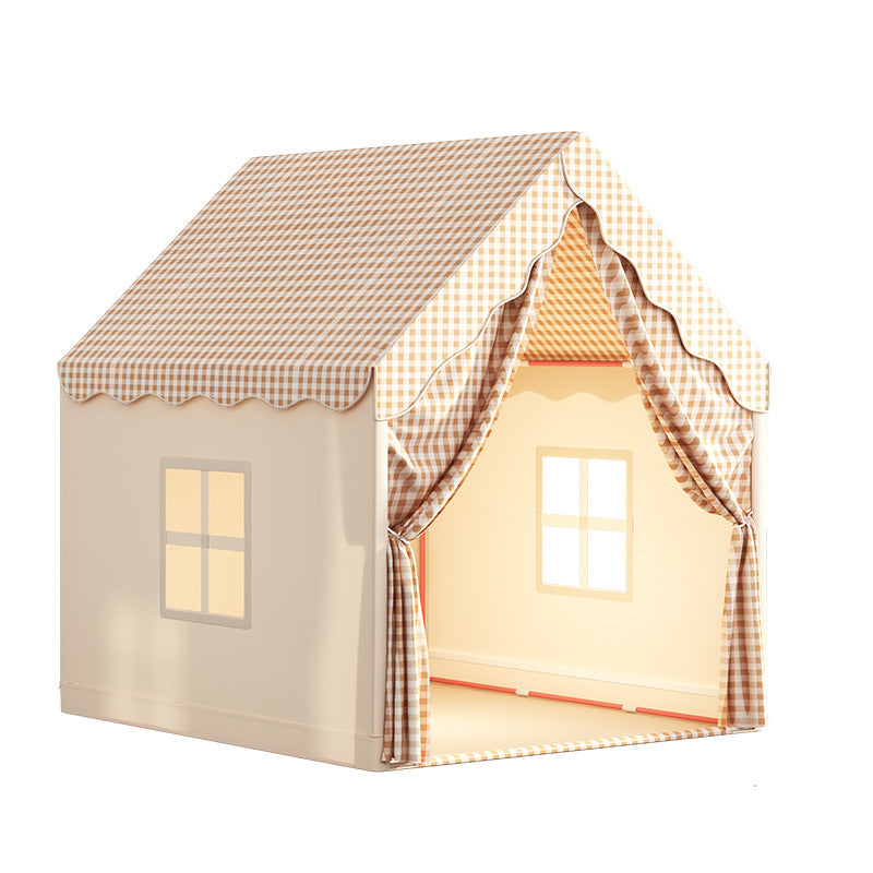 children play tent