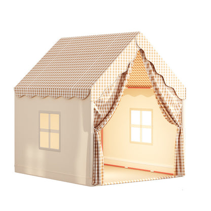 children play tent