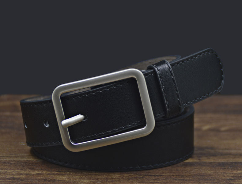 Children's Adjustable Imitation Leather Belt with Alloy Buckle