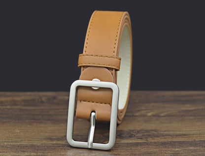 Children's Adjustable Imitation Leather Belt with Alloy Buckle
