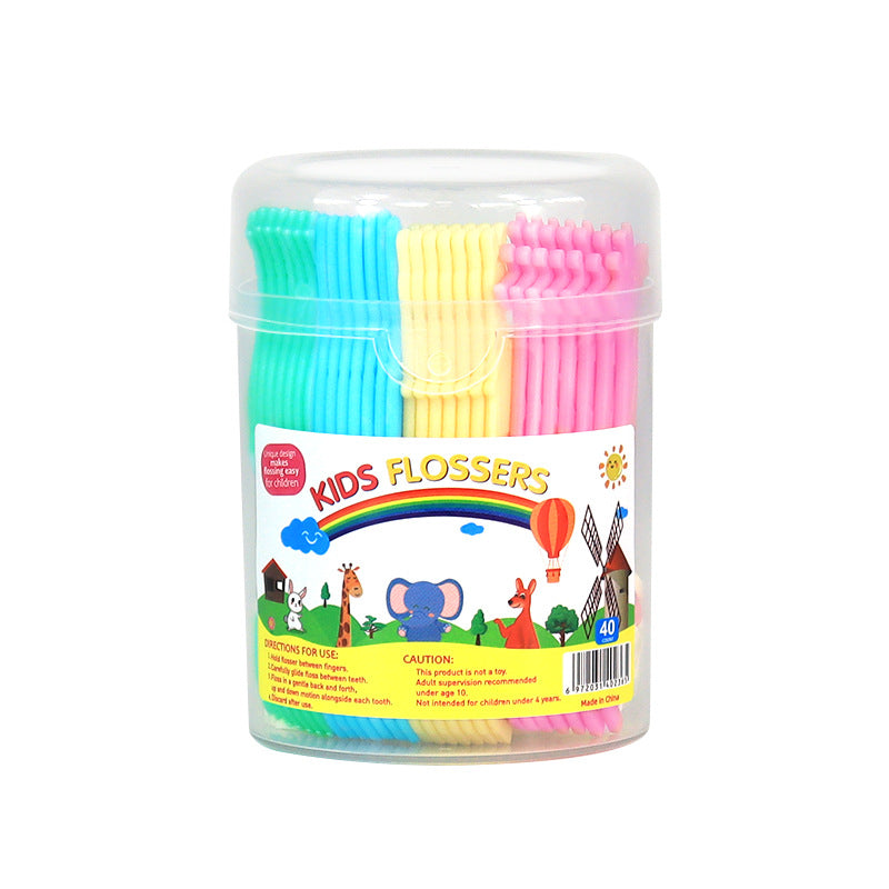 Children's Animal-Shaped Dental Floss Sticks